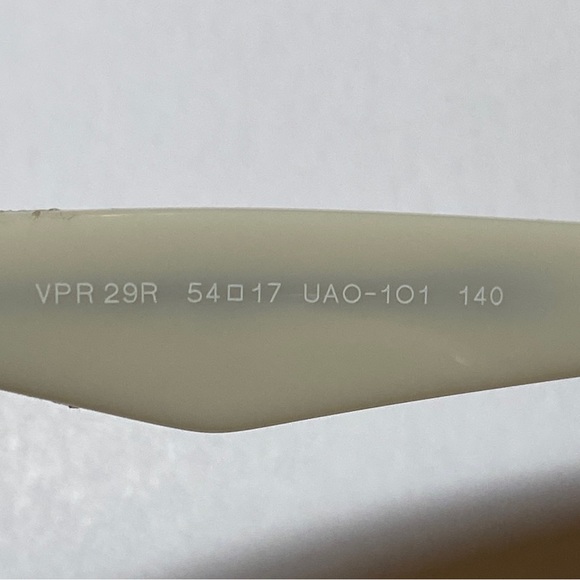 Prada VPR 29R UAO-1O1 Tortoise Brown Beige Cat Eyeglasses Frames 54-17 140 Italy - Picture 5 of 6